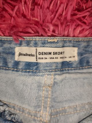 Falda pantalón vaquera Stradivarius