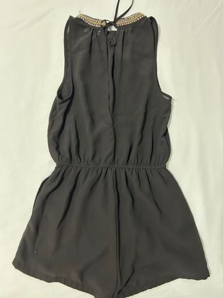 Enterizo Negro Veraniego Talla S