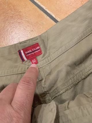 Pantalón cargo beige SAIL CLUB T.50