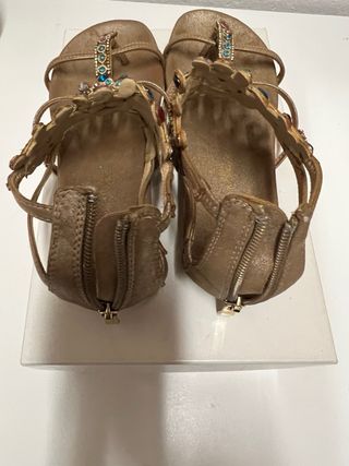 Sandali infradito donna con pietre colorate