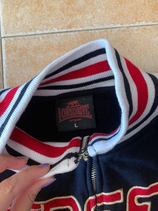 Chaqueta Racing Speed Lonsdrive Negra Roja