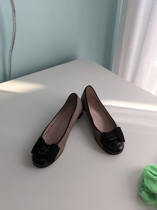 Zapatos planos piel mujer talla 40