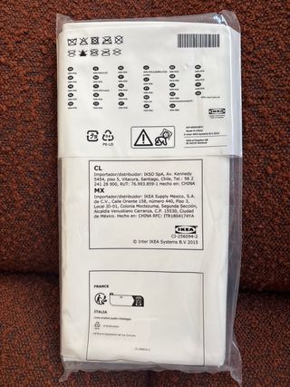 Cortina Ikea Luddhagtorn 180x200cm Blanca