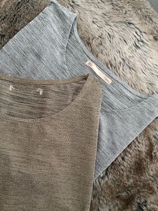 Lote 2 jerseys Sfera dorado y plata Talla L