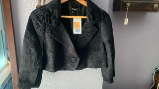 Chaqueta corta fiesta negra