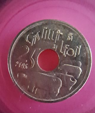 25 Pesetas Castilla y León 1995
