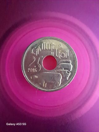 25 Pesetas Castilla y León 1995