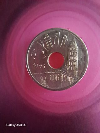 25 Pesetas Castilla y León 1995
