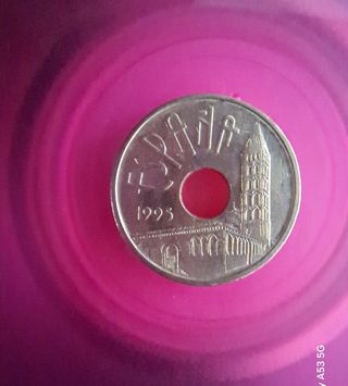 25 Pesetas Castilla y León 1995