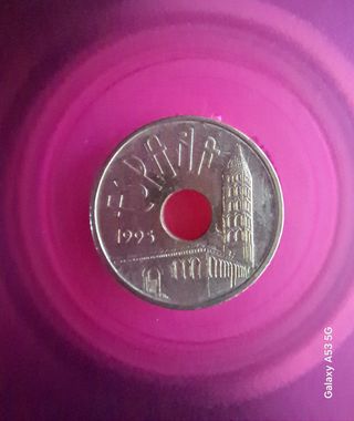 25 Pesetas Castilla y León 1995