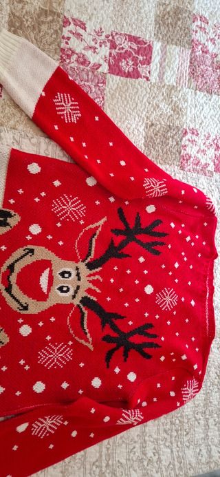 Jersey Navideño Reno Talla XL