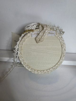 Quadretto nascita artigianale con vestitino