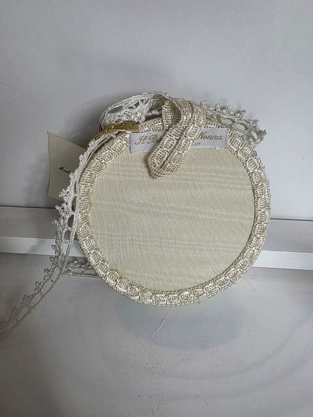 Quadretto nascita artigianale con vestitino