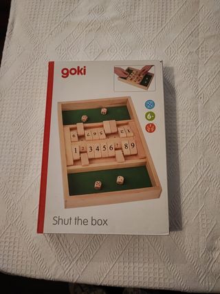 Juego de mesa Shut the Box Goki