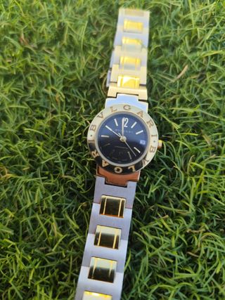 Reloj Bvlgari tipo Oro y Plata mujer