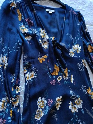Vestido largo Springfield floral