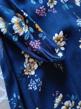 Vestido largo Springfield floral