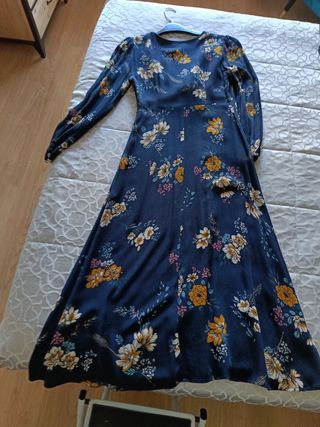 Vestido largo Springfield floral