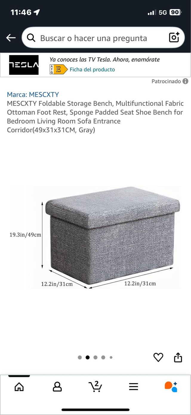 Balde de Armazenamento Cinza. Ref. 12