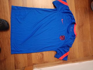 Camiseta azul y roja