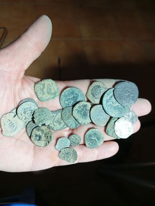 Lote monedas antiguas españolas