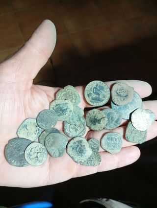 Lote monedas antiguas españolas
