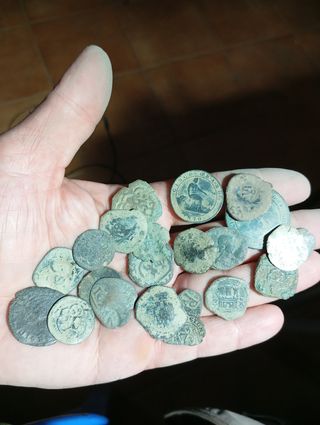 Lote monedas antiguas españolas