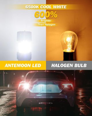 2 Bombillas LED P21W 1156 BA15S 6500K
