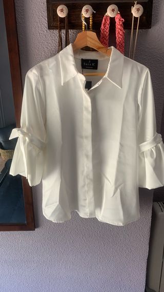 Camisa blanca fiesta Sara R.