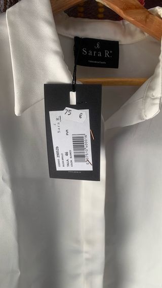 Camisa blanca fiesta Sara R.