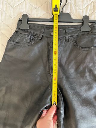 Pantalón de cuero ,t S mujer