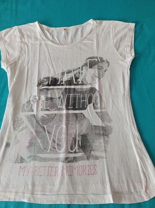 Lote 4 Camisetas Pull&Bear y Zara,Inside y Bershka