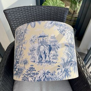 Pantalla lámpara Toile de lino 40cm