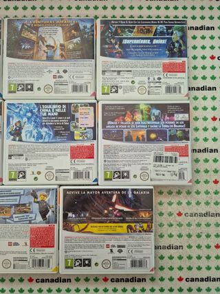 Lote 8 Videojuegos LEGO Nintendo 3DS