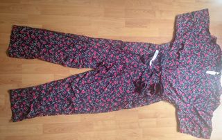 Mono Largo Estampado Floral Talla 50