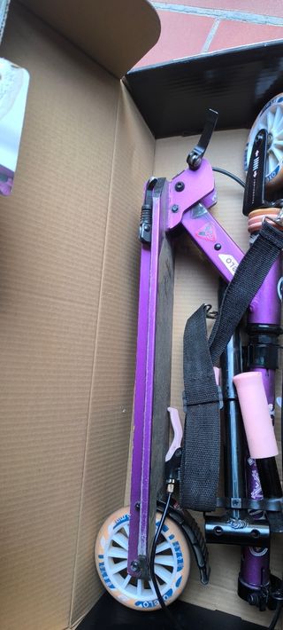 Patinete Oxelo MID5 Morado Niña