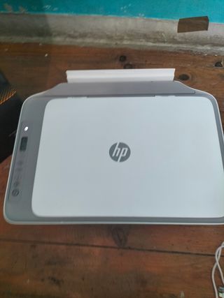 Impresora HP Gris y Blanca