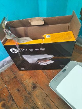 Impresora HP Gris y Blanca