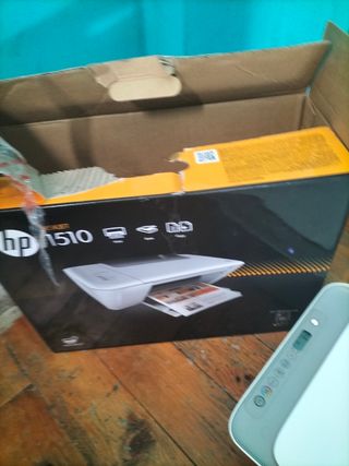 Impresora HP Gris y Blanca
