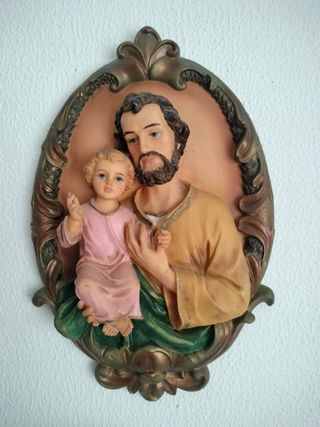Lote figuras religiosas