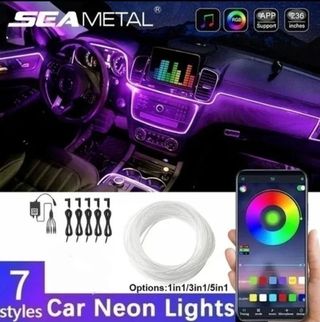 Luces LED Multicolor para Salpicadero y Puertas