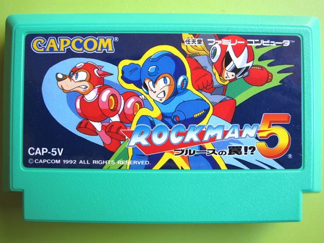 Rockman 5 FAMICOM (J) Mega Man 5 NES Capcom