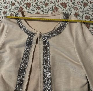 Giacca rosa con paillettes