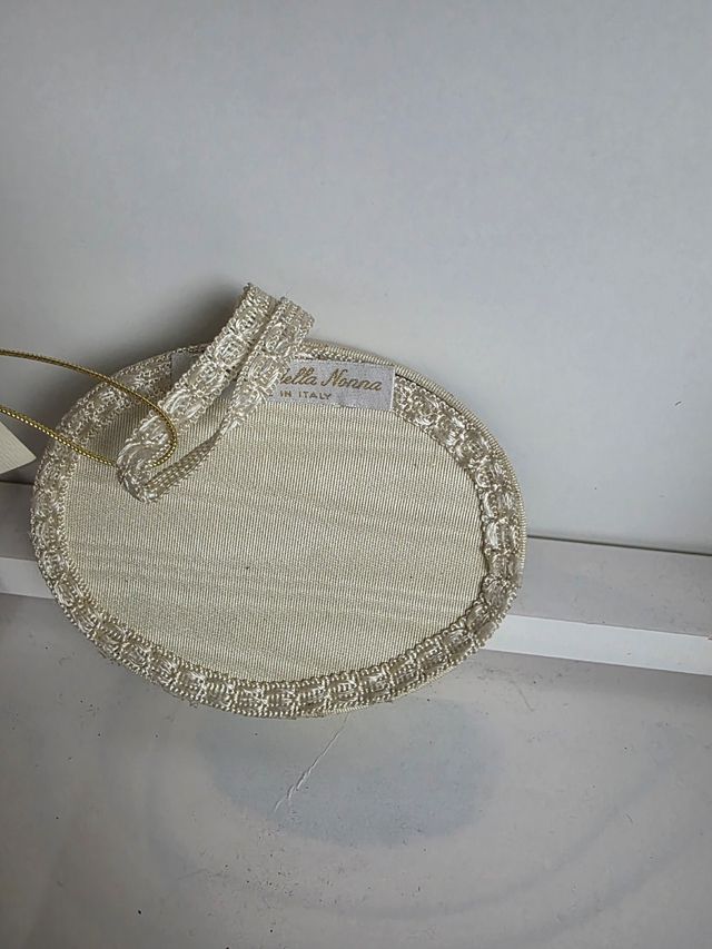 Quadretto nascita artigianale con vestitino