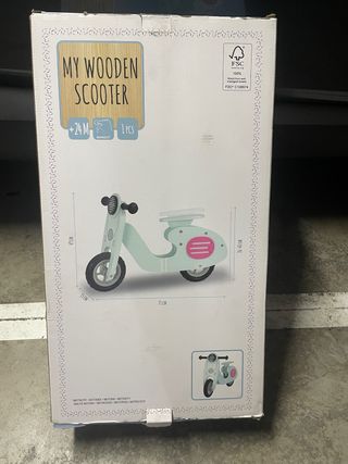 Patinete de madera para niños +24 meses