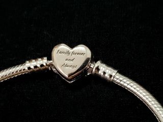 Pulsera Pandora de cadena de serpiente 21cm