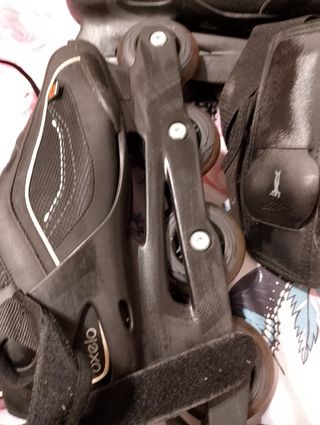 Rollerblade Oxelo uomo + protezioni