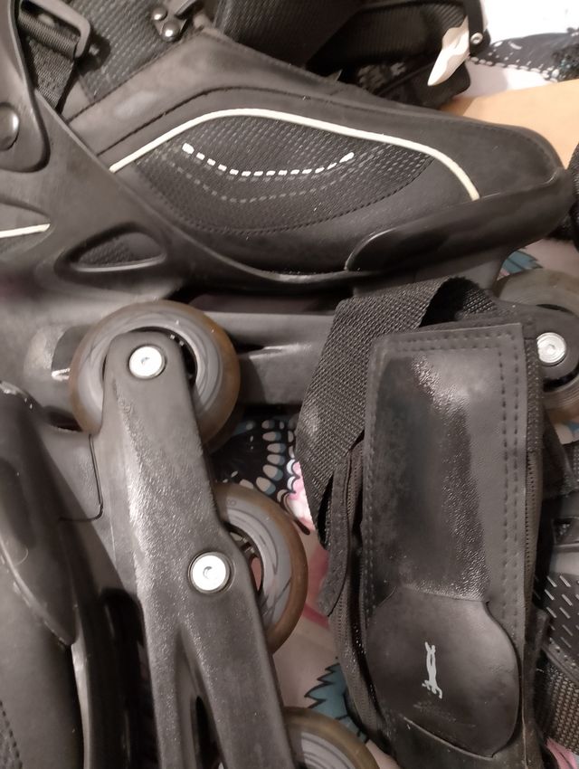 Rollerblade Oxelo uomo + protezioni