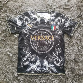 Camiseta Puma Italia Versace Negra Dorada