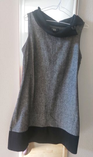Vestido RK gris y negro